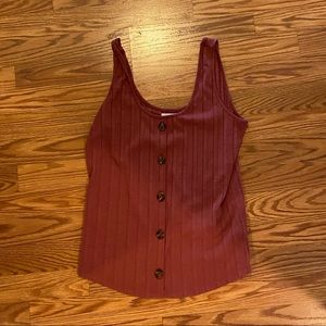 Maroon tank top